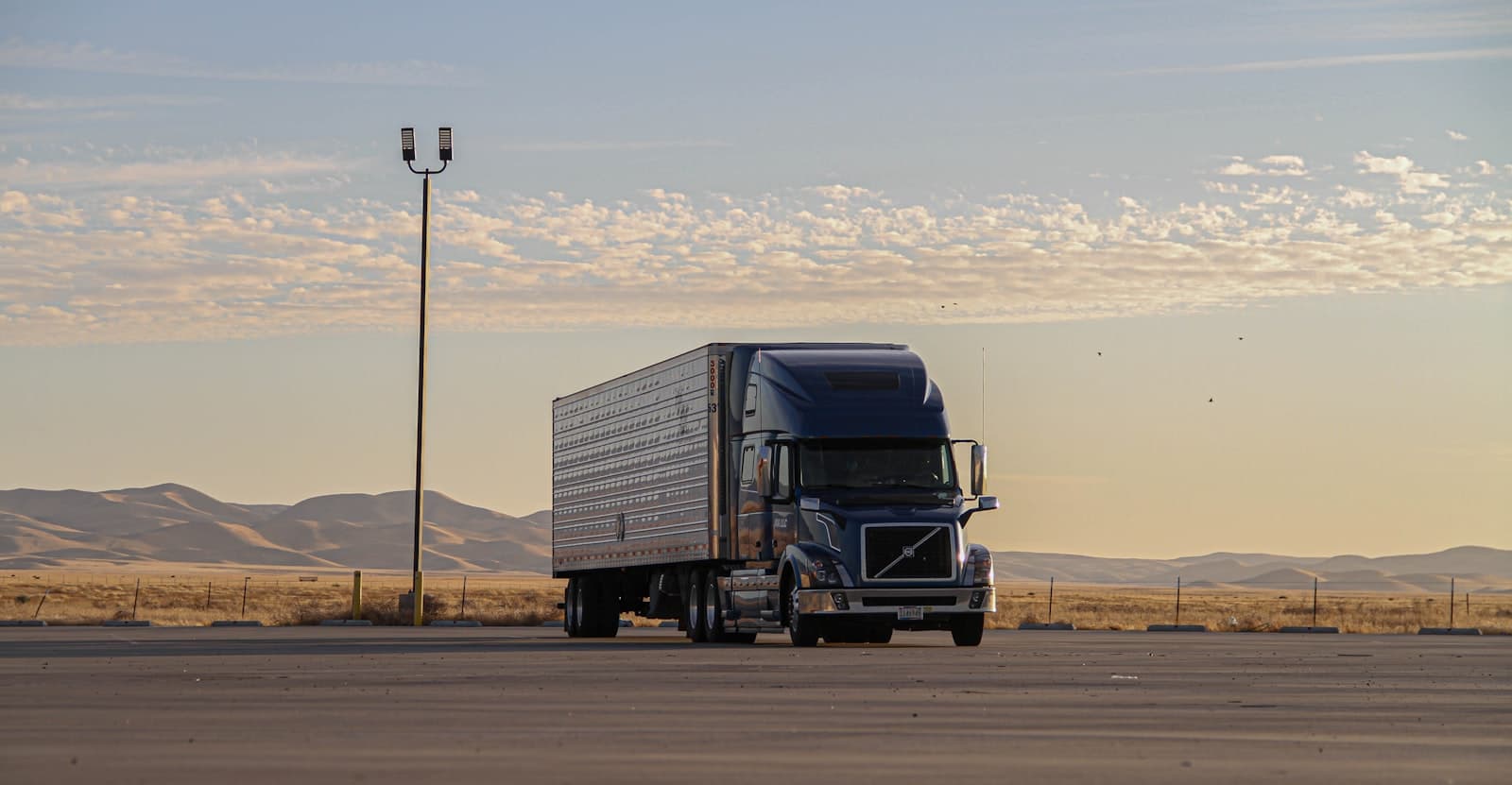 Moving truck on the highway carrying a long-distance move out of New York